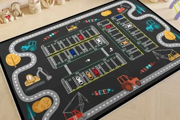 Game rugs with non-slip backing recommendations